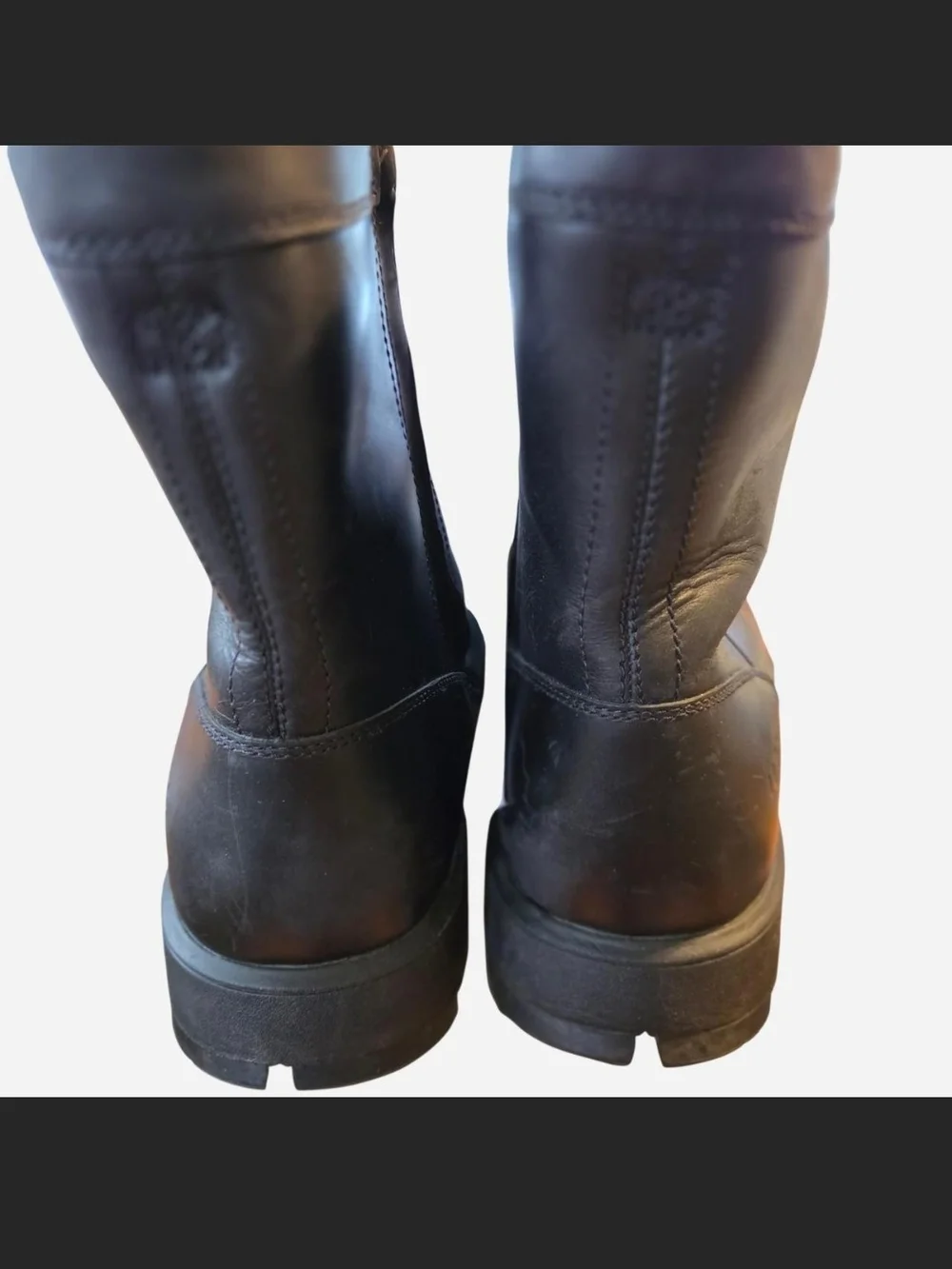 UGG Kennen Men's 15 Black Leather Ankle Boots